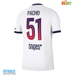 Billiga Paris Saint-Germain Willian Pacho #51 Bortatröja 2026-27 Kortärmad